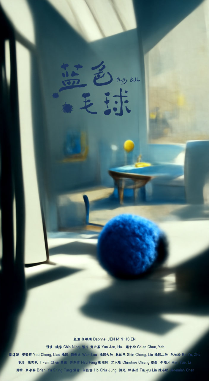 31藍色毛球海报.png